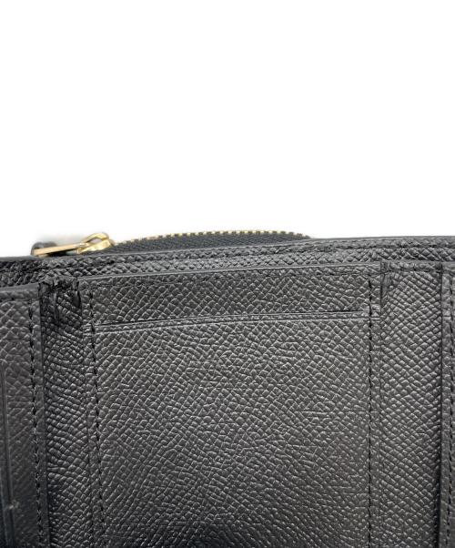 COACH（コーチ）COACH (コーチ) 3つ折り財布 ブラックの古着・服飾アイテム