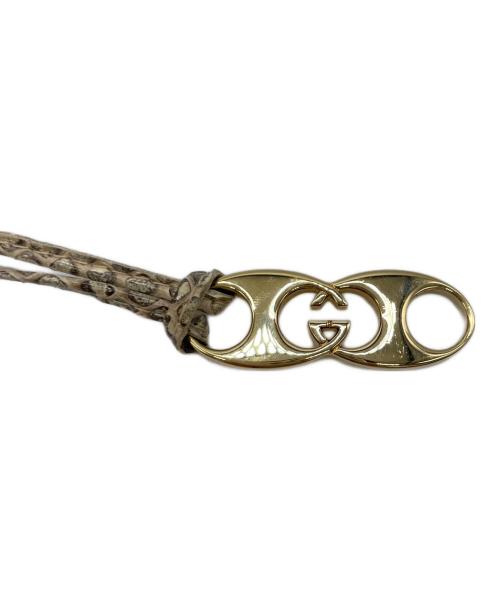 GUCCI（グッチ）GUCCI (グッチ) ロープベルト アイボリーの古着・服飾アイテム