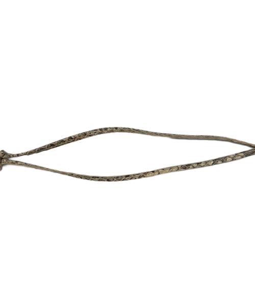 GUCCI（グッチ）GUCCI (グッチ) ロープベルト アイボリーの古着・服飾アイテム