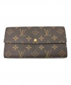 LOUIS VUITTONルイ ヴィトン）の古着「モノグラム ポルトフォイユ・サラ／長財布」