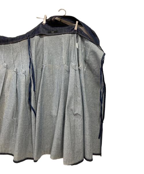 Another Edition（アナザーエディション）Another Edition (アナザーエディション) ワンショルダーデニムタックスカート インディゴ サイズ:記載なしの古着・服飾アイテム