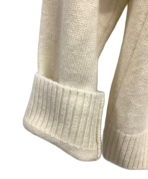 CULLNI（クルニ）CULLNI (クルニ) Turtleneck Vest Layered Knit ブラック×アイボリー サイズ:1の古着・服飾アイテム