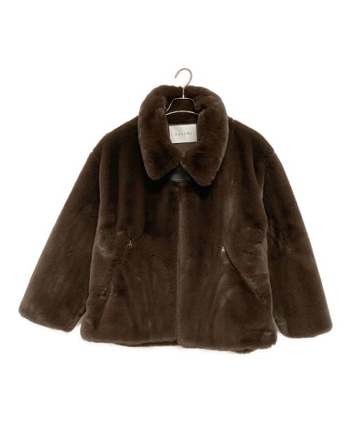CULLNI（クルニ）CULLNI (クルニ) ECO Fur Coat ブラウン サイズ:1の古着・服飾アイテム