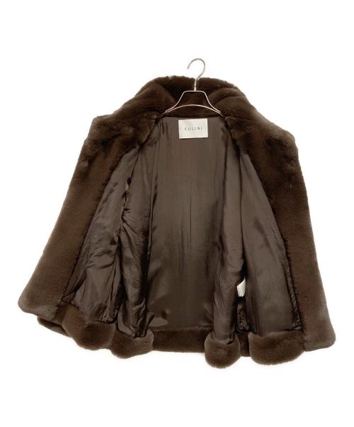 CULLNI（クルニ）CULLNI (クルニ) ECO Fur Coat ブラウン サイズ:1の古着・服飾アイテム