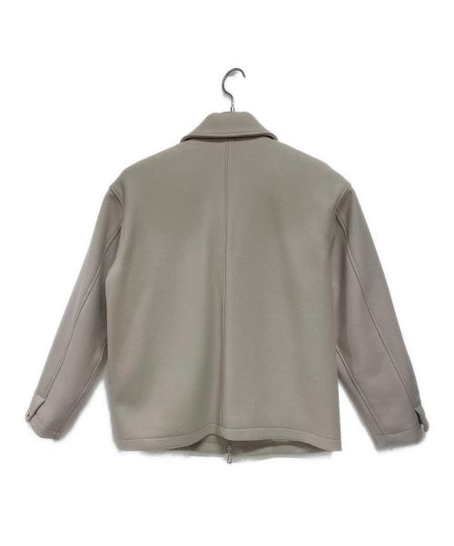 UNITED TOKYO（ユナイテッドトーキョー）UNITED TOKYO (ユナイテッドトーキョー) メルトンジップアップブルゾン グレー サイズ:2の古着・服飾アイテム