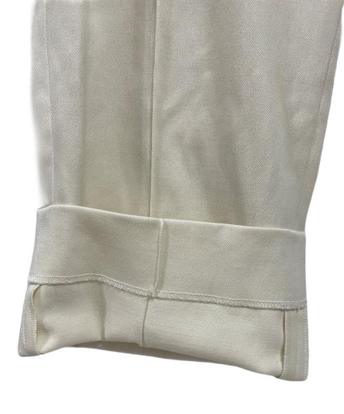 CULLNI（クルニ）CULLNI (クルニ) Wool Chino Wide 1-Tuck Gurkha Pants アイボリー サイズ:SIZE 1の古着・服飾アイテム