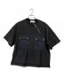 CULLNI（クルニ）の古着「Chambray Twill Military Pocket Tee」｜ブラック