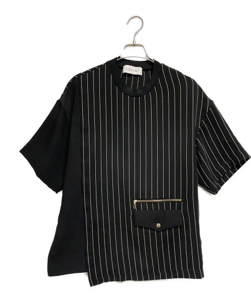 CULLNI（クルニ）CULLNI (クルニ) WIDE STRIPE COMBI PO ブラック サイズ:SIZE 1の古着・服飾アイテム