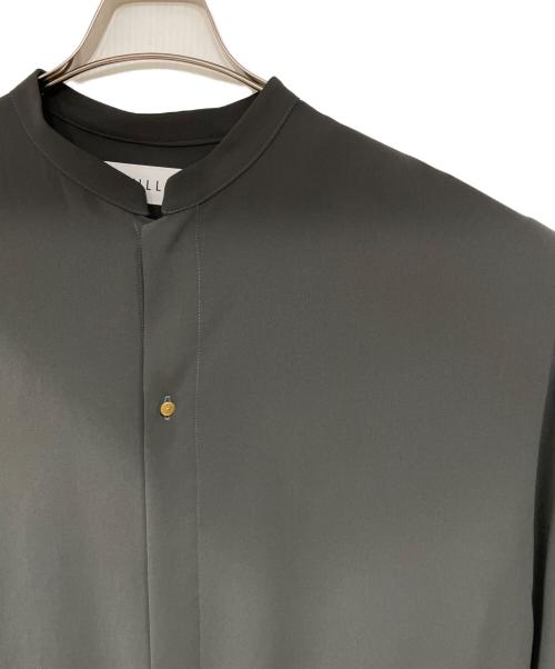 CULLNI（クルニ）CULLNI (クルニ) Band Collar Shirt Blouson グレー サイズ:1の古着・服飾アイテム