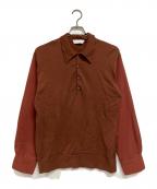 IRENISAイレニサ）の古着「ニットシャツ」｜ブラウン