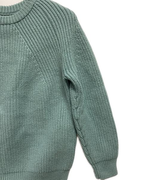 BATONER（バトナ―）BATONER (バトナ―) SIGNATURE CREW NECK SWEATER KNIT グレー サイズ:１の古着・服飾アイテム