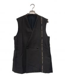 ETHOSENS（エトセンス）の古着「ベスト」｜ブラック