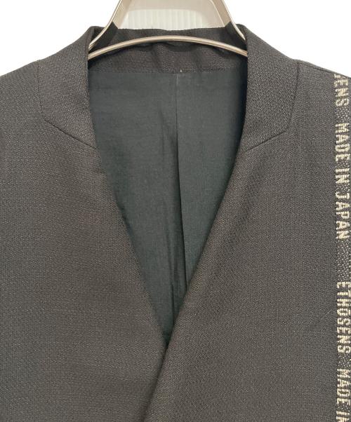 ETHOSENS（エトセンス）ETHOSENS (エトセンス) ベスト ブラック サイズ:記載なしの古着・服飾アイテム