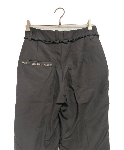 ETHOSENS（エトセンス）ETHOSENS (エトセンス) Ear name slacks ブラック サイズ:SIZE不明の古着・服飾アイテム