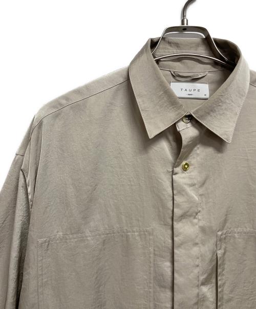 taupe（トープ）taupe (トープ) Satin Loose String Shirts BEIGE ベージュ サイズ:SIZE 2の古着・服飾アイテム
