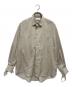 taupe（トープ）の古着「Satin Loose String Shirts BEIGE」｜ベージュ