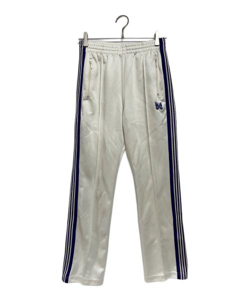 Needles（ニードルズ）Needles (ニードルズ) Narrow Track Pant [POLY SMOOTH]（ナロートラックパンツポリスムース）/トラックパンツ/ジャージ アイボリー×パープル サイズ:XSの古着・服飾アイテム