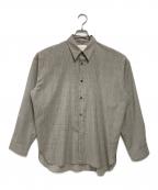 PUBLIC TOKYOパブリックトウキョウ）の古着「TWチェックオーバーシャツ」｜グレー