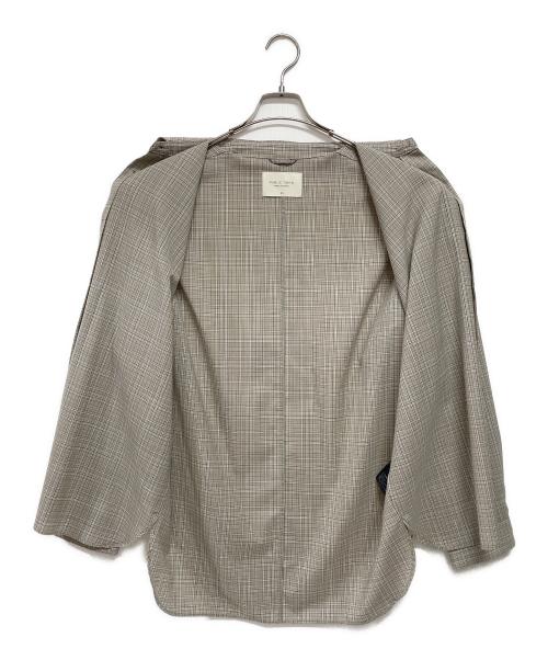 PUBLIC TOKYO（パブリックトウキョウ）PUBLIC TOKYO (パブリックトウキョウ) TWチェックオーバーシャツ グレー サイズ:1の古着・服飾アイテム