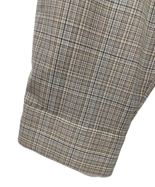 PUBLIC TOKYO（パブリックトウキョウ）PUBLIC TOKYO (パブリックトウキョウ) TWチェックオーバーシャツ グレー サイズ:1の古着・服飾アイテム