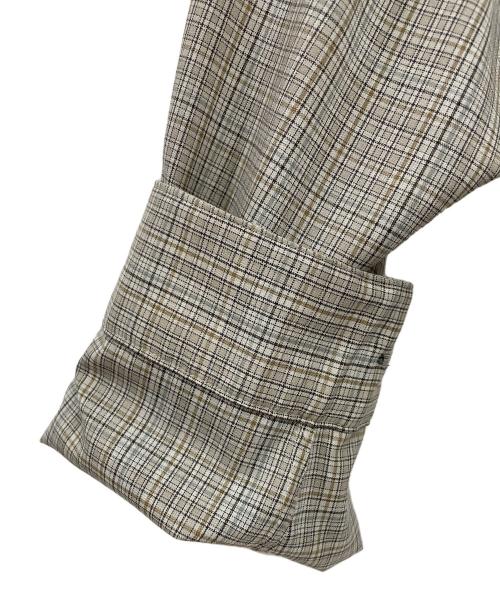 PUBLIC TOKYO（パブリックトウキョウ）PUBLIC TOKYO (パブリックトウキョウ) TWチェックオーバーシャツ グレー サイズ:1の古着・服飾アイテム