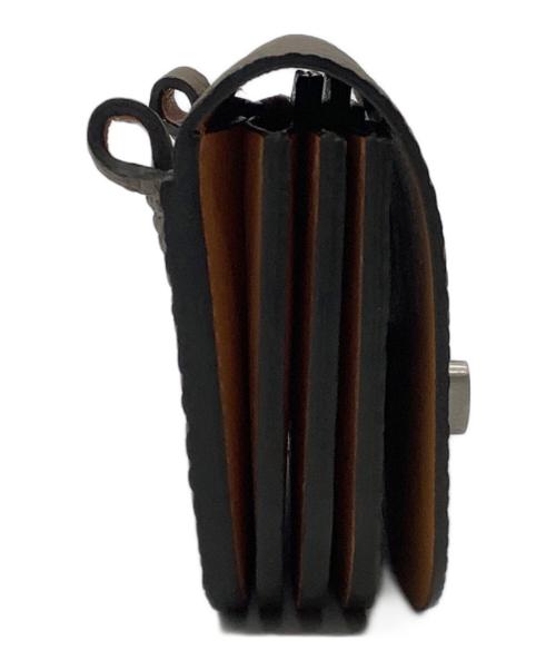 ITTI（イッチ）ITTI (イッチ) CRISTY MINI WLT POUCH グレー×ブラウンの古着・服飾アイテム