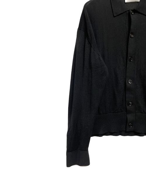 ami（アミ）ami (アミ) ニットカーディガン ブラック サイズ:Mの古着・服飾アイテム