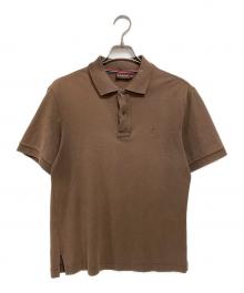 MONCLER（モンクレール）の古着「半袖ポロシャツ」｜ブラウン
