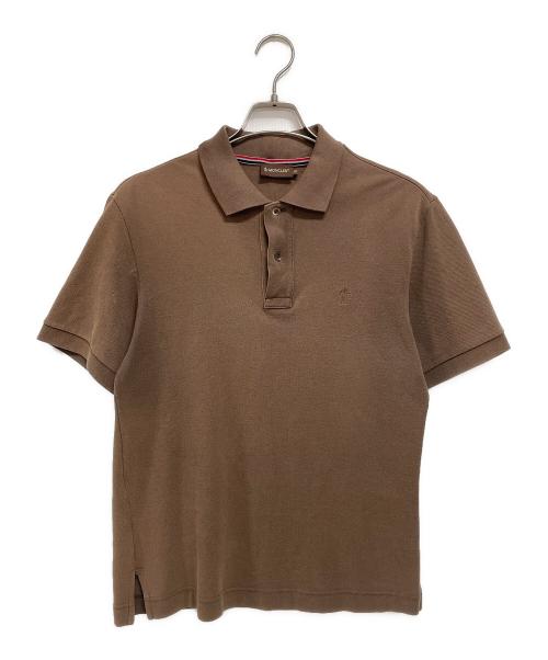 MONCLER（モンクレール）MONCLER (モンクレール) 半袖ポロシャツ ブラウン サイズ:Sの古着・服飾アイテム