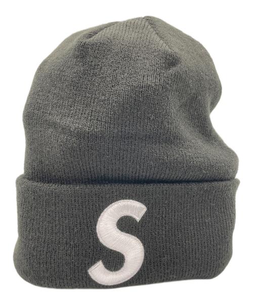 New Era（ニューエラ）New Era (ニューエラ) SUPREME (シュプリーム) ニット帽 ブラックの古着・服飾アイテム