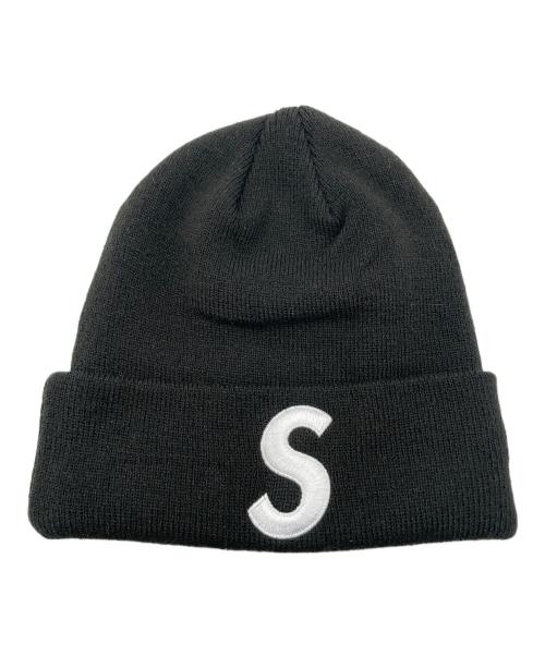 New Era（ニューエラ）New Era (ニューエラ) SUPREME (シュプリーム) ニット帽 ブラックの古着・服飾アイテム
