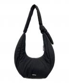FOLNUAフォルニュア）の古着「クッションパッドオーバルバッグ」｜ブラック