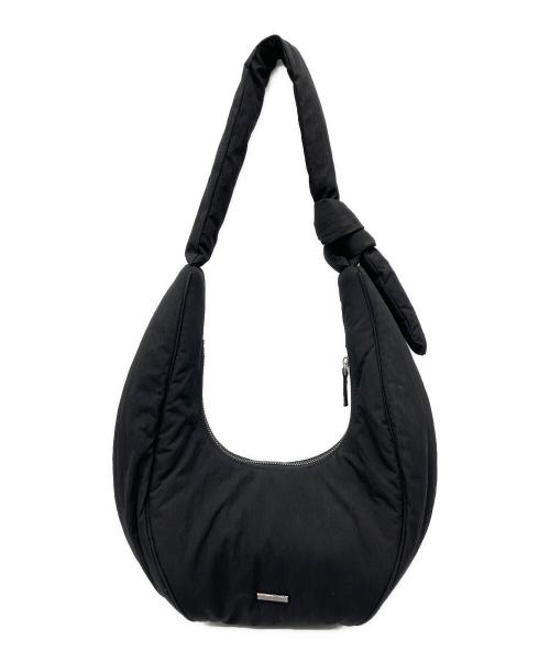 FOLNUA（フォルニュア）FOLNUA (フォルニュア) クッションパッドオーバルバッグ ブラックの古着・服飾アイテム