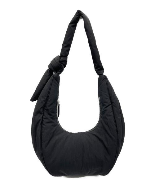 FOLNUA（フォルニュア）FOLNUA (フォルニュア) クッションパッドオーバルバッグ ブラックの古着・服飾アイテム