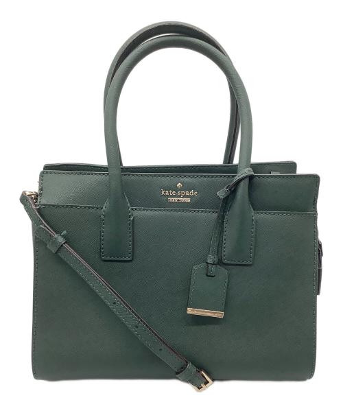 Kate Spade（ケイトスペード）Kate Spade (ケイトスペード) 2WAYバッグ グリーンの古着・服飾アイテム