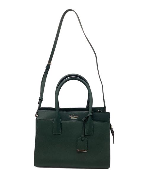 Kate Spade（ケイトスペード）Kate Spade (ケイトスペード) 2WAYバッグ グリーンの古着・服飾アイテム