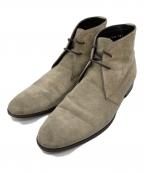 BURBERRY BLACK LABELバーバリーブラックレーベル）の古着「デザートブーツ」｜カーキ