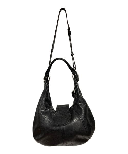 DIESEL（ディーゼル）DIESEL (ディーゼル) Y2Kショルダーバッグ ブラックの古着・服飾アイテム