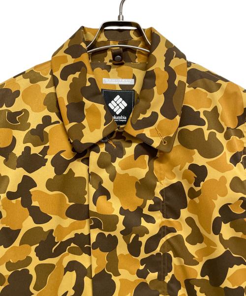 Columbia（コロンビア）Columbia (コロンビア) JOURNAL STANDARD (ジャーナルスタンダード) カモフラージュ ステンカラーコート オレンジ サイズ:L 未使用品の古着・服飾アイテム
