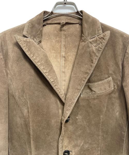 GABRIELE PASINI（ガブリエレパジーニ）GABRIELE PASINI (ガブリエレパジーニ) レザージャケット ベージュ サイズ:50の古着・服飾アイテム