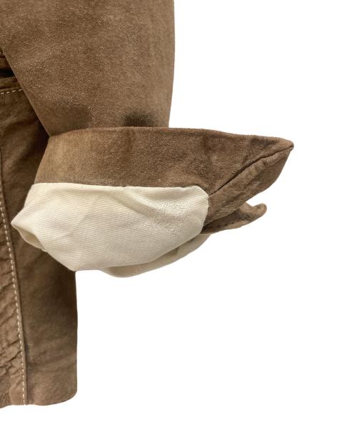 GABRIELE PASINI（ガブリエレパジーニ）GABRIELE PASINI (ガブリエレパジーニ) レザージャケット ベージュ サイズ:50の古着・服飾アイテム