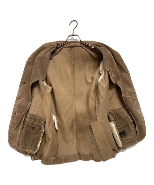 GABRIELE PASINI（ガブリエレパジーニ）GABRIELE PASINI (ガブリエレパジーニ) レザージャケット ベージュ サイズ:50の古着・服飾アイテム