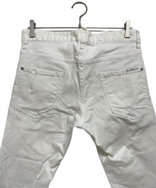 DSQUARED2（ディースクエアード）DSQUARED2 (ディースクエアード) ホワイトジーンズ ホワイト サイズ:46の古着・服飾アイテム