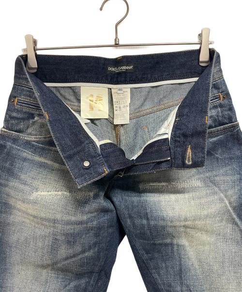DOLCE & GABBANA（ドルチェ＆ガッバーナ）DOLCE & GABBANA (ドルチェ＆ガッバーナ) リメイク加工ジーンズ サイズ:46の古着・服飾アイテム