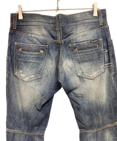 DOLCE & GABBANA（ドルチェ＆ガッバーナ）DOLCE & GABBANA (ドルチェ＆ガッバーナ) リメイク加工ジーンズ サイズ:46の古着・服飾アイテム