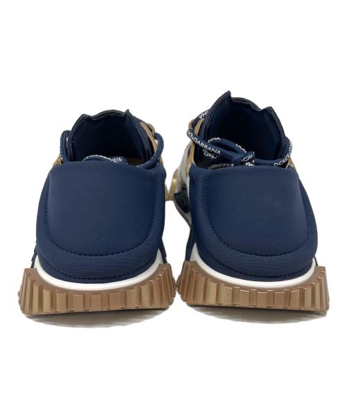 DOLCE & GABBANA（ドルチェ＆ガッバーナ）DOLCE & GABBANA (ドルチェ＆ガッバーナ) NS1 fabric sneaker／ローカットスニーカー ネイビー×ホワイト サイズ:43の古着・服飾アイテム