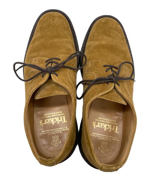 Tricker's（トリッカーズ）Tricker's (トリッカーズ) ダービーシューズ キャメル サイズ:8 1/2の古着・服飾アイテム