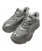 BALENCIAGAバレンシアガ）の古着「ローカットスニーカー」｜ライトグレー×シルバー