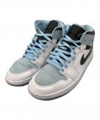 NIKEナイキ）の古着「AIR JORDAN1 MID SE」｜スカイブルー×ホワイト