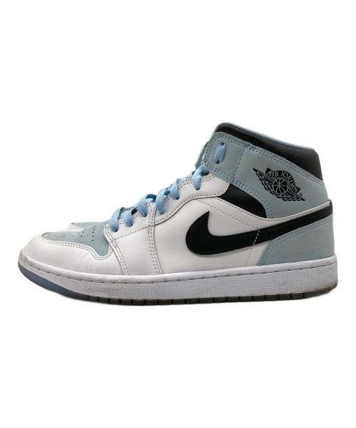 NIKE（ナイキ）NIKE (ナイキ) AIR JORDAN1 MID SE スカイブルー×ホワイト サイズ:26.5の古着・服飾アイテム